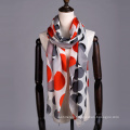 Luxury fashion new style polka dot printed scarf for winter